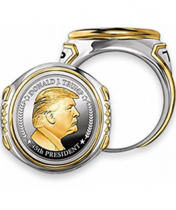 Trump Gold and Silver Plated Ring