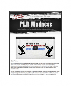 300,000 PLR Articles.
