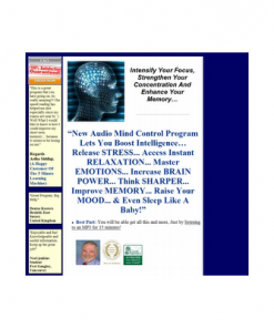 Mind Control Audio Program