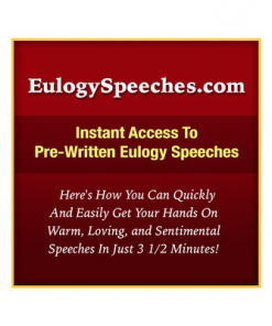 Need An Amazing Eulogy Speech?