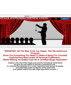Stage Hypnosis Certification
