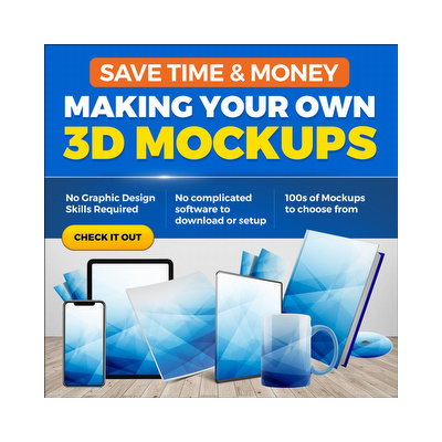 Create 3D Product Shots and Ebook Covers