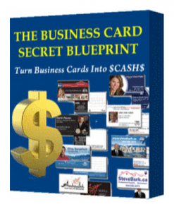 How to turn business cards into CASH